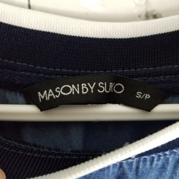 MASON BY SUKO | chambray pullover top - Picture 5 of 7